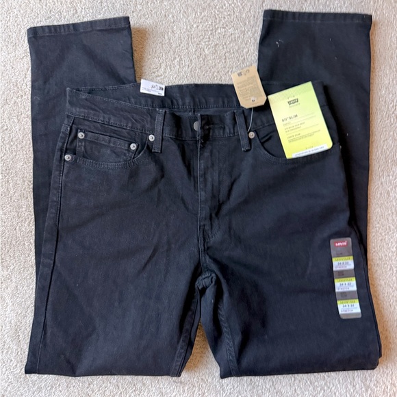 Levi 511  slim jeans black 34x32 Levi flex - Picture 1 of 4